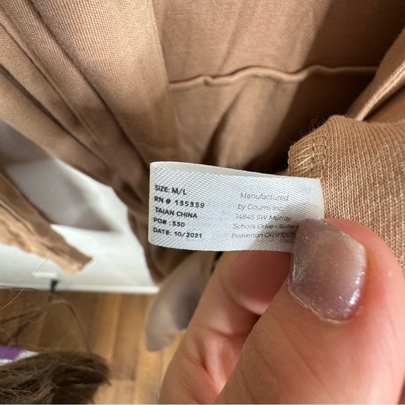 Goumi‎ Women’s Sandstone Full Length Robe Size Medium/Large - Picture 6 of 6